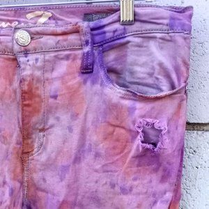 Lilac For Summer Soft Tie Dye Jeans